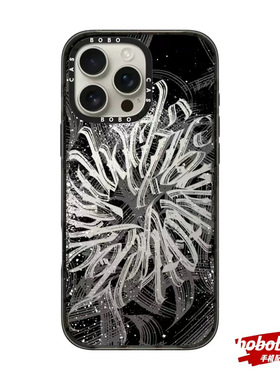 case源厂！艺术家联名系列 爱你到月球 magsafe磁吸适用于iPhone17/16/15/14/13/Plus/Pro/Max黑色防摔手机壳