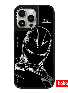 CASE源厂！漫威钢铁侠系列 钢铁侠黑色款 magsafe磁吸适用于iPhone17/16/15/14/Plus/Pro/Max防摔手机保护壳