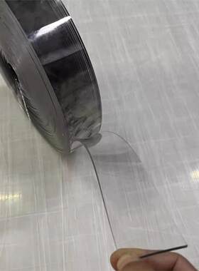 水晶板加厚透明软条定制防烫橡胶PVC玻璃圆形工厂桌布垫防水10cm