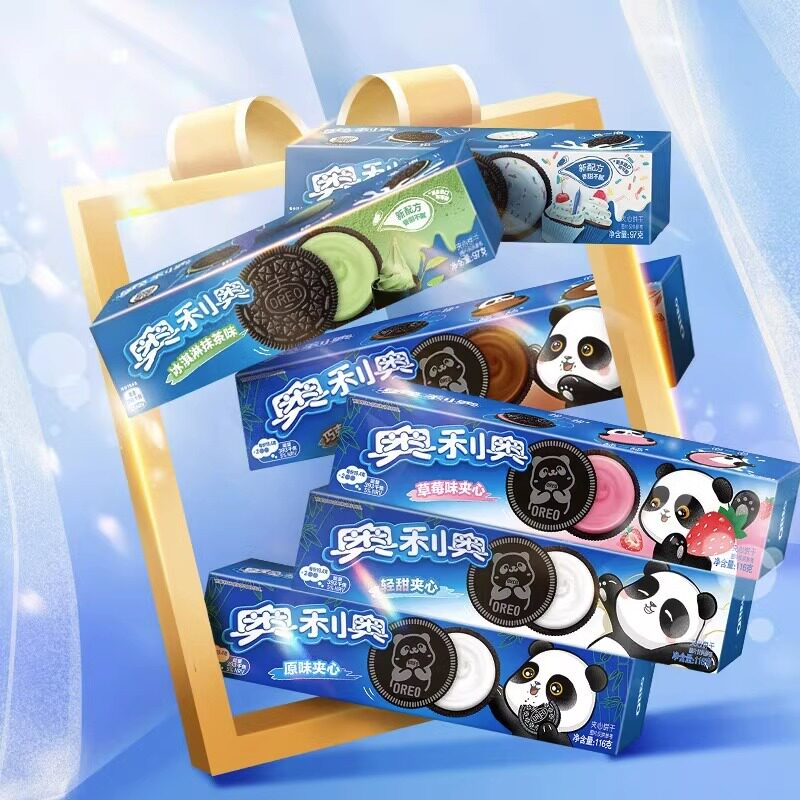 亿滋奥利奥季节系列夹心小饼干100盒装巧克力冰淇淋草莓零食休闲