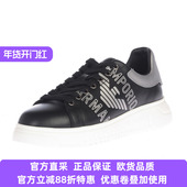 ARMANI男士 板鞋 系带休闲时尚 EMPORIO 精品X4X264XM041 头层牛皮