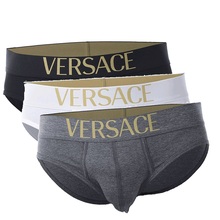 内裤 三角裤 短裤 三条装 棉 Versace 精品AUU04010AC00058 范思哲男士