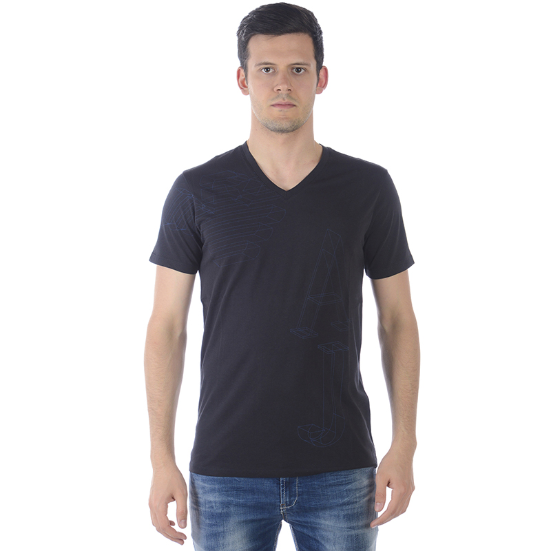 阿玛尼商务休闲精品圆领短袖t恤