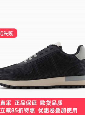 Armani/阿玛尼EA男士休闲网面透气舒适百搭运动板鞋X4X684XR324