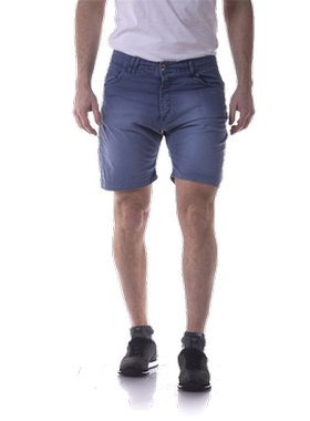 Im c couture意大利品牌男士春夏深卡其布色牛仔棉中裤CAYMAN