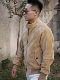Oct Tenth哈林顿G9夹克2023FW苏丹小羊皮翻毛夹克