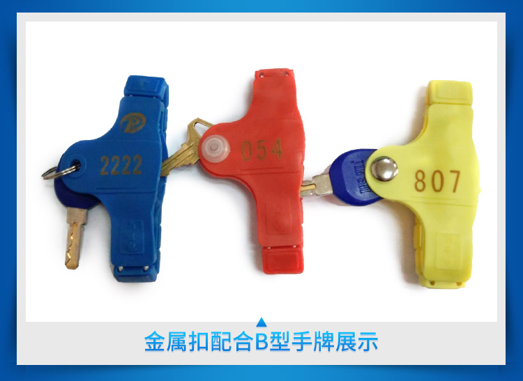 定制桑拿浴室更衣柜机械锁手牌