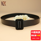 腰封女真皮牛皮腰带黑色简约百搭装 饰配连衣裙大衣毛衣风衣宽皮带