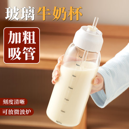 家用豆浆杯牛奶瓶璃水杯