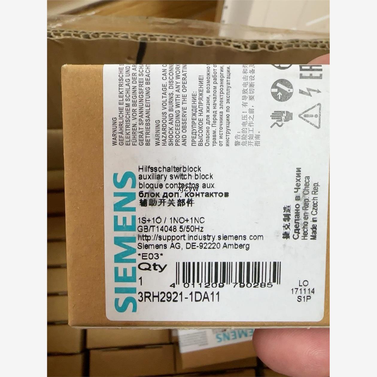 西门子3RH2921-1DA全新