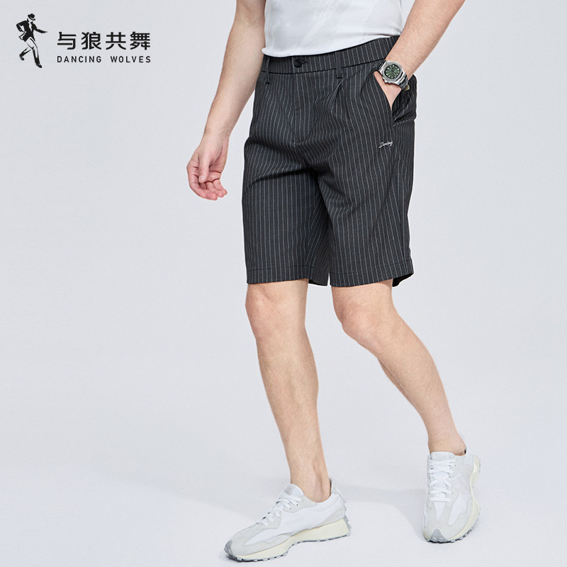 【竖条纹】与狼共舞休闲裤男