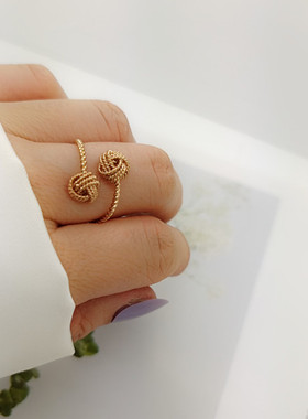 欧美风饰品开口可调节戒指