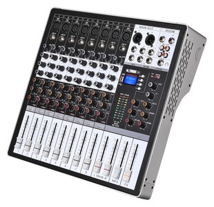 专业调音台8路演出会议婚庆会议室话筒K歌99种DSP混响蓝牙MP3