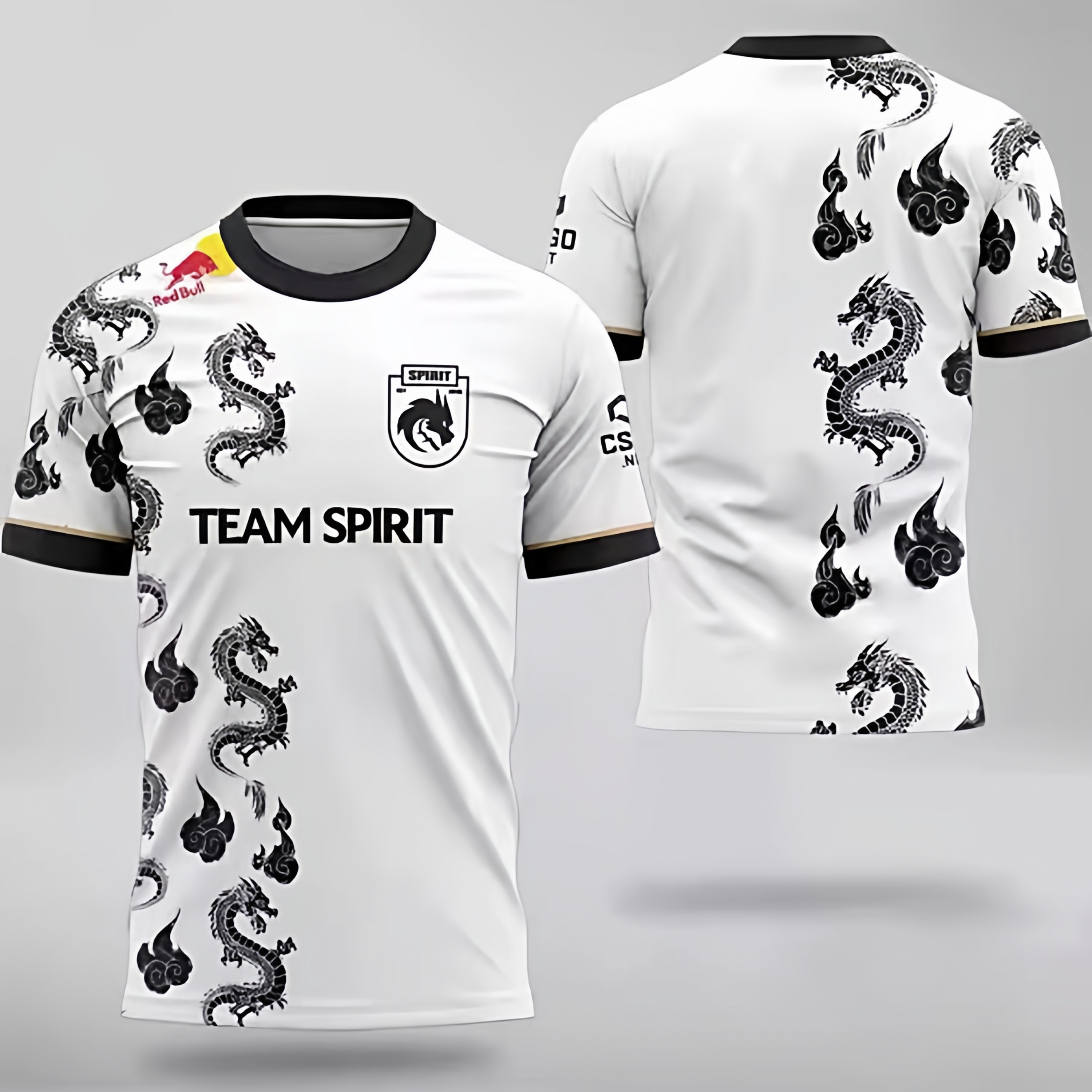 新款TUNDRA绿龙donk队服dota2短袖major电竞服Spirit可定制应援衫