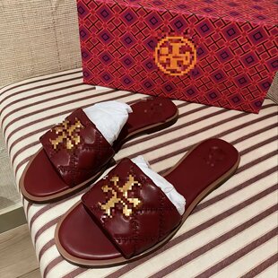 夏季拖鞋女式凉拖时尚露趾沙滩拖休闲风金属logo装饰一字拖外穿拖