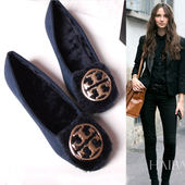 秋冬季 加绒女鞋 毛毛鞋 圆头浅口平底单鞋 2024新款 豆豆鞋 韩版 棉瓢鞋