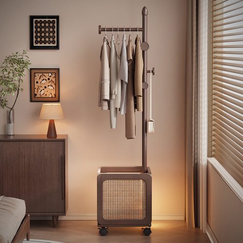 实木挂衣架落地卧室衣帽架