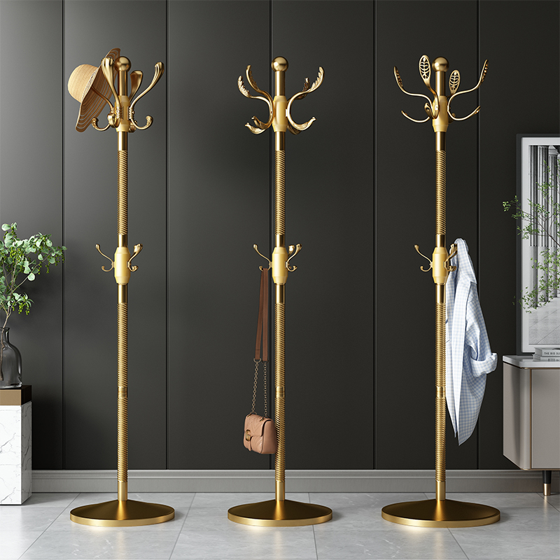 轻奢不锈钢衣架落地卧室