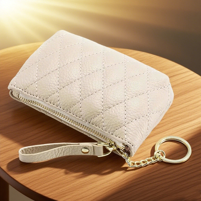 拉链零钱包女迷你手拿包