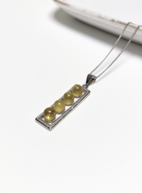 D1391# 天然琥珀金珀镶嵌款吊坠29.3*9*6.8mm