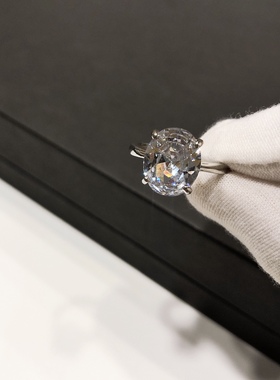 G49# 宝石切面水晶戒指