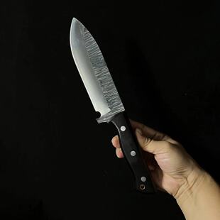老布BG-42手工锻打夹钢中末日户外露营刀柴刀斩骨刀
