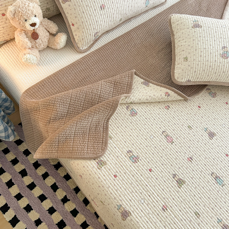 一家有态度的小店床盖牛奶绒