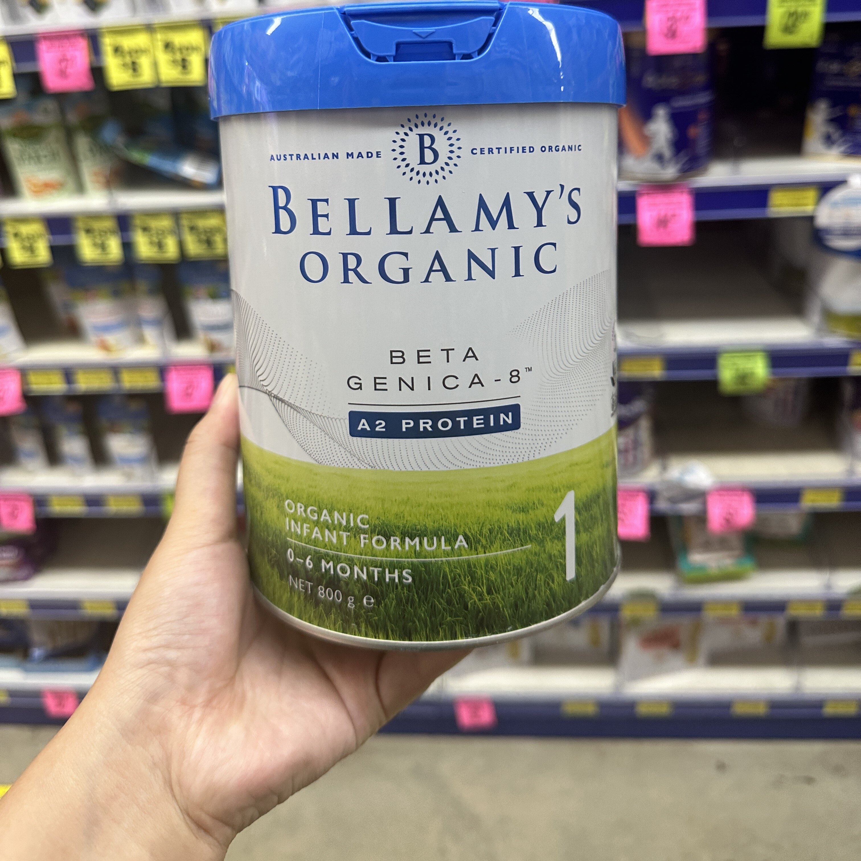 澳洲直邮贝拉米(Bellamy's)有机白金A2奶粉一段二段三段四段800g