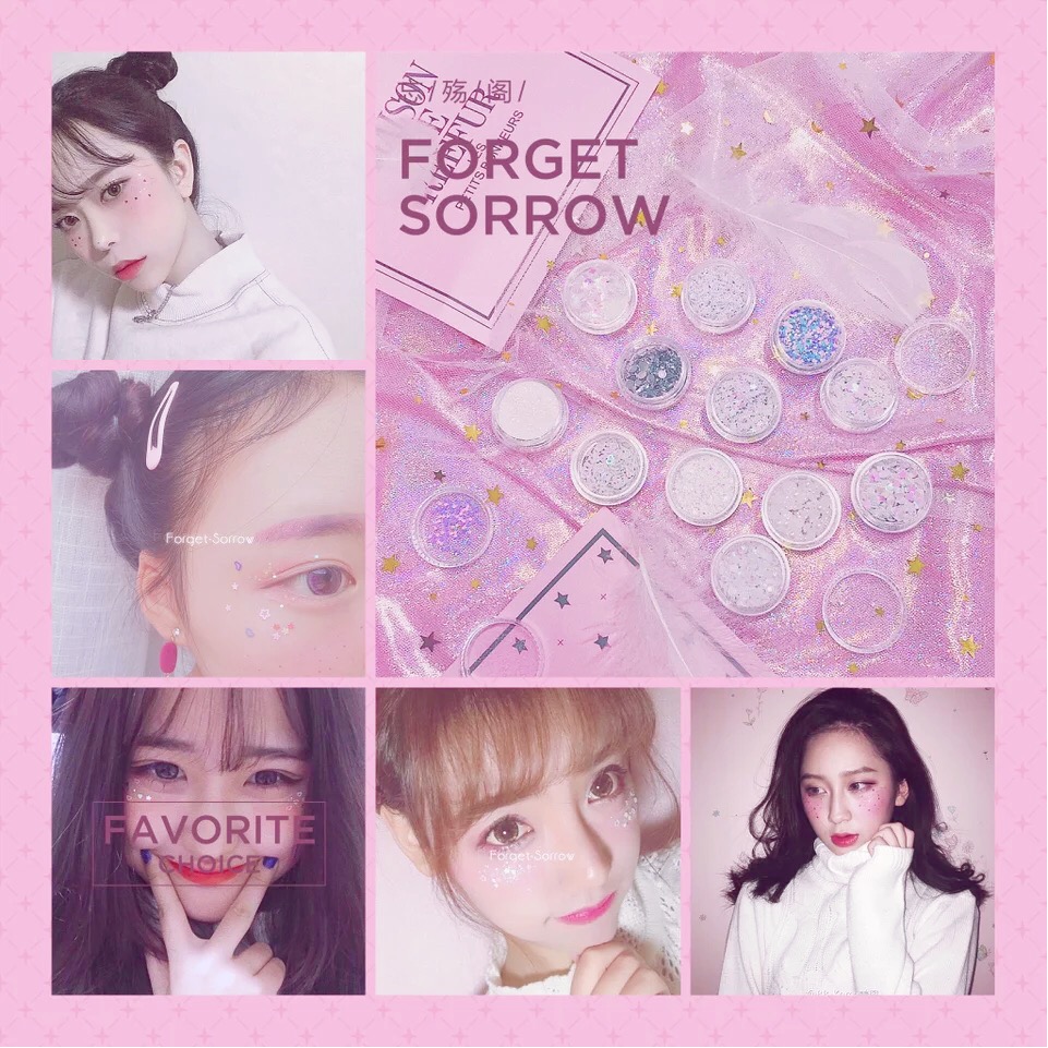 lolita亮片忘殇阁闪钻眼部贴片