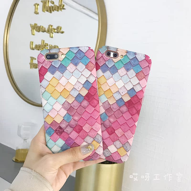 ins²ÊÉ«ÃÀÈËÓãÓãÁÛ vivox9ÊÖ»ú¿Çx21/x20/x9s/X7plusÈ«°üÁâ¸ñÅ®¿î