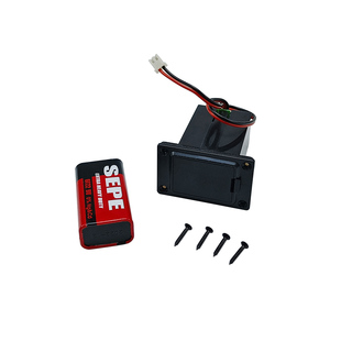 吉他拾音器电池盒电池仓电吉他贝司底座9V电池盒