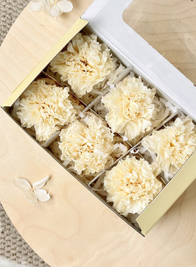 [特价]花纪永生花 日本进口florever品牌4cm盒装永生花康乃馨