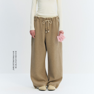 休闲宽松长裤 NORYBRAND 时尚 秋冬新款 零压云感保暖羊毛空气层卫裤