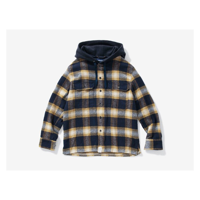 GIP¾«¹¤Ô´´DCDT 18AW STONER HOODED LS SHIRT ¸ñ×ÓÁ¬Ã±³ÄÉÀÇﶬ