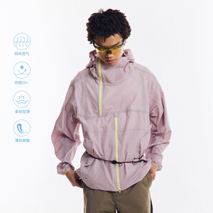NORYBRAND「行盾」城市户外全压胶风衣骑行防水防晒服运动皮肤衣