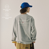 卫衣 休闲宽松纯棉长袖 NORYBRAND 通勤简约体育俱乐部印花上衣