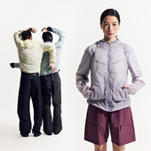 NORYBRAND「轻羽」可抽褶风衣撞色防晒衣 轻薄户外皮肤衣透气外套