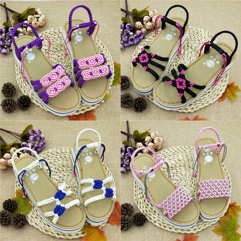 孺子牛手工成品diy居家凉拖鞋