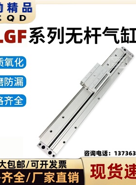 直行程驱动器无杆气缸DLGF-KF-20-25-32-200-300-400-PPSA
