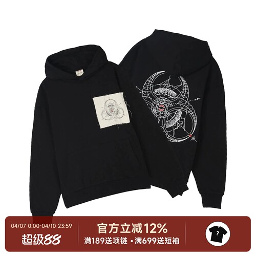 CLOT三方联名潮牌卫衣帽衫