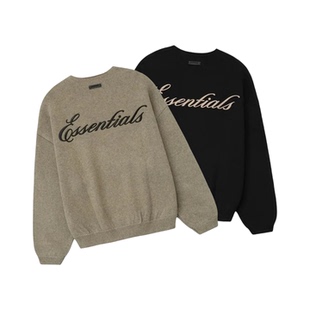 God Essentials FW25 男 阿伦777 Holiday系列毛衣针织衫 Fear