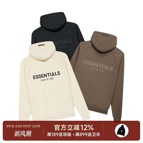 FearofGod背后Logo卫衣连帽衫