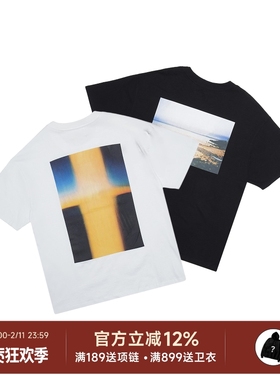 阿伦777 Fear of God Essentials 18FW加州限定相片印花短袖T恤