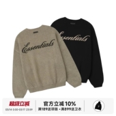 God Essentials FW25 男 阿伦777 Holiday系列毛衣针织衫 Fear