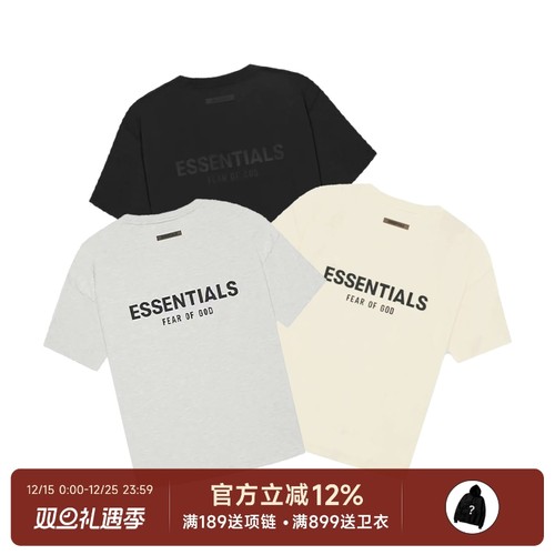 FearofGod21ss背后logo短袖