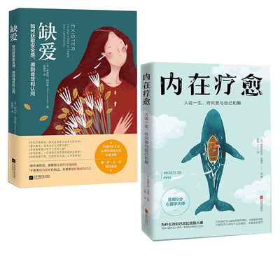 2册 内在疗愈：人这一生，终究要与自己和解+缺爱：如何获取安全感，得到肯定和认同 心理学书籍
