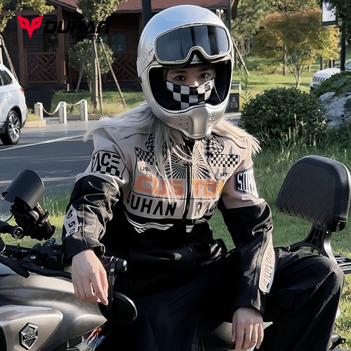 杜汉防摔防护男女四季骑行服