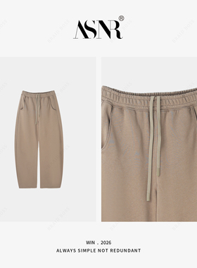 BRAID丨裤长102  100%棉 JN同款两色休闲宽松香蕉卫裤 5B01