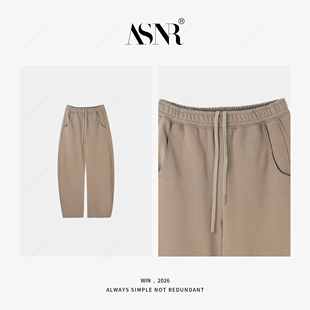 裤 两色休闲宽松香蕉卫裤 长102 JN同款 5B01 100%棉 BRAID
