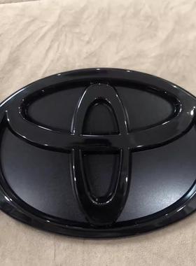 适用于24款普拉多黑色尾门车标改装黑化后标新霸道 LC250后尾箱标